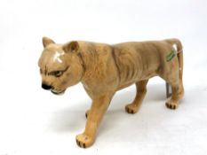 A Beswick china figure : Lioness (Facing Left), model 1507/ golden brown, gloss, height 12 cm.