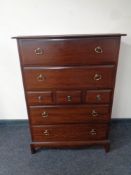 A Stag Minstrel seven drawer chest
