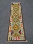 A Maimana Kilim runner 202 cm x 60 cm
