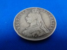 A Victorian double florin