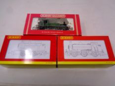 A Hornby Railways 00 gauge scale R316 LNER 8473 locomotive together with a R2400 LNER Class J52