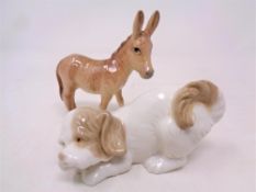 A Beswick figure, donkey foal no.