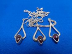 A stone set earring,