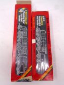 A Hornby Railways 00 gauge scale Evening Star locomotive with tender together with a Class B12