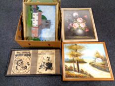 Walt Disney vintage pictures of the Wayward Canary and The Whoopee Party along with a collection of