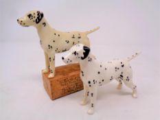 Two Beswick figures, Dalmatians no.