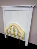 A Lexington oversized bed head (white), width 128 cm,