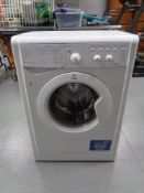 An Indesit washer