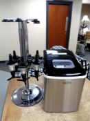 A Netta ice machine together with a bar optic stand