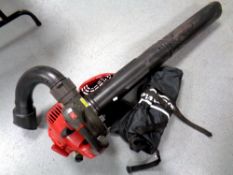 A Mountfield petrol leaf blower