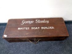 A vintage joiner's toolbox