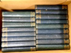 A box containing seventeen 20th century volumes The Waverley Novels