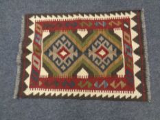A Maimana kilim 80cm by 59cm