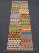 A Choli kilim runner 190cm by 67cm
