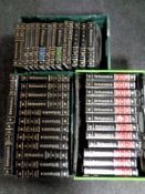 Three crates containing Encyclopedia Britannica's and Science of the Future