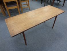A 20th century Danish teak coffee table,