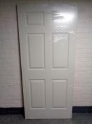A Premdorr interior door, white, height 205 cm,