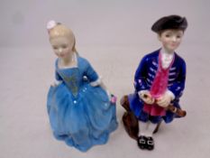 Two Royal Doulton figures,