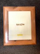 Ten Xenos wooden photo frames, 20 cm x 25 cm, all brand new and still wrapped.