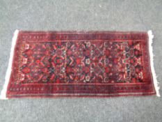 An Afghan rug,