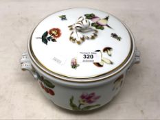 A Herend porcelain lidded ice bucket