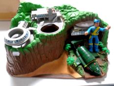 A Thunderbirds model and figure