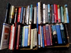 Two boxes of books relating to Royalty,