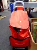 A Metalex shopping trolley