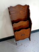 An Edwardian magazine rack