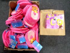 48 Hatchimals plush pencil cases together with six Disney Princess paint your own figure sets (new