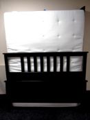 An Ikea Hemnes 5ft bed frame with Hylestad mattress