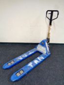 A Parrs 2000 KG pallet truck