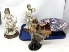 A tray containing Bradford Exchange figure, Cleopatra Goddess of the Nile,