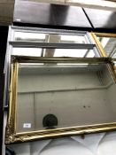 Three contemporary framed mirrors