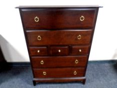 A Stag Minstrel seven drawer chest,