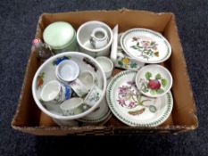 A large quantity of Portmeirion china,