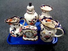 A tray of Masons Mandalay patterned china to include jug,