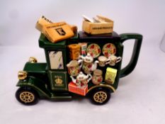 A large Royal Doulton chintz tea delivery van