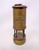 A Ferndale coal brass miner's lamp