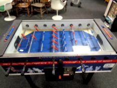 A 20th century coin operated football table,