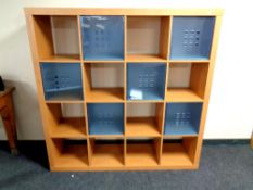 A contemporary Ikea storage unit, width 150 cm, height 149.