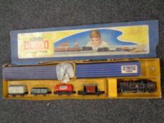 A Hornby Dublo vintage electric train set