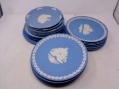 24 Wedgwood Jasperware Christmas plates