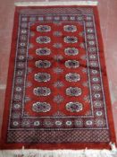 An Afghan rug,
