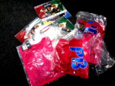 Women's Playboy pink and white T-shirt's/Vests All new with tags, with sizes ranging from 6 to 12,