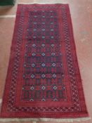An Afghan rug,