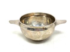 A Victorian Scottish silver quaich, maker JC,