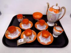 An early 20th century Phoenix ware coffee set