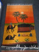 A pictorial Moroccan Kilim,
