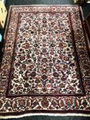 A Kashan rug, Central Iran,